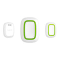 Ajax Button wireless panic button and smart control, angled view