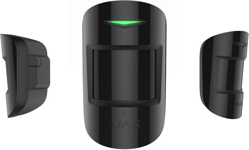Ajax CombiProtect combined motion and glass break detector in black