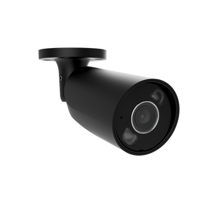 Ajax BulletCam HL 8MP 4K outdoor security camera in black, part of the Watch Home Kit