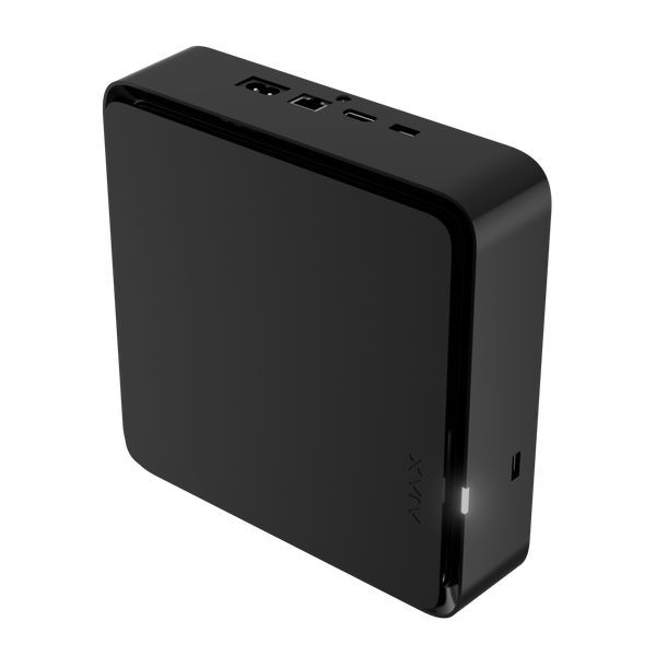 Ajax NVR HAC 8-channel network video recorder in black, the heart of the Watch Whole-Property Kit