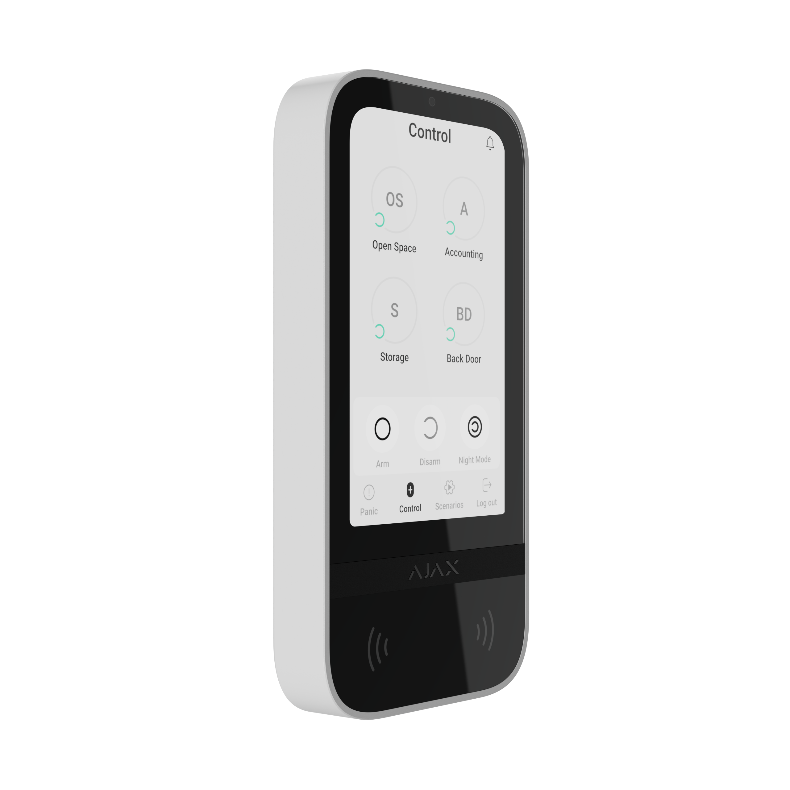 Ajax KeyPad TouchScreen – Smart Control Panel with RFID & Touch Display