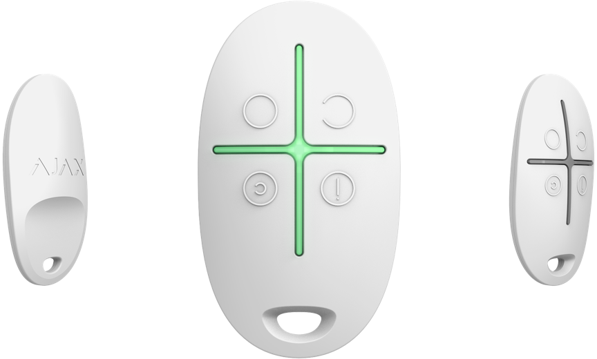 Ajax SpaceControl Jeweller – 4-Button Wireless Key Fob